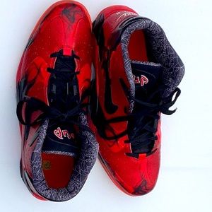 Nike air up shoes red/black